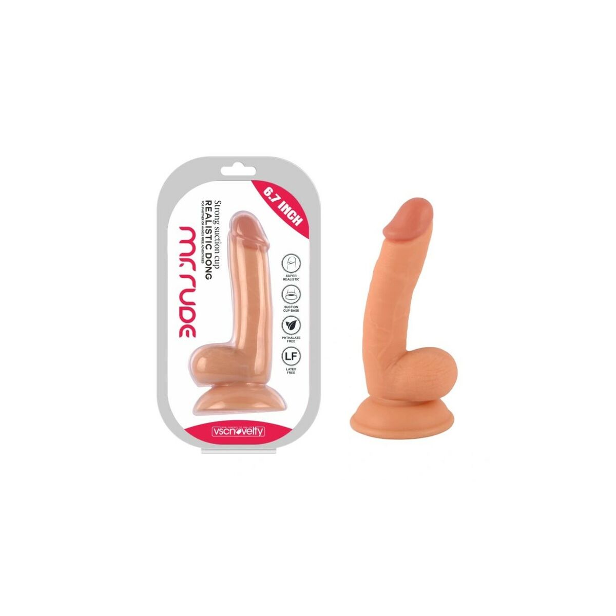 Realistinen dildo VSCNOVELTY 17 cm